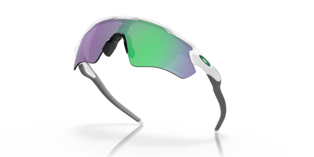 Oakley Radar Home Path Велосипедные солнцезащитные очки Полированный белый Prizm Jade 