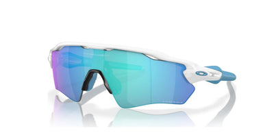 Oakley Radar EV XS Path Kids Sunglasses J900115 Polished White Prizm Sapphire
