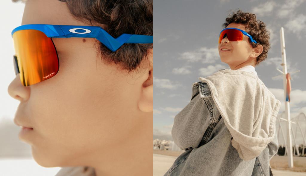 Oakley Resistor Kids Sunglasses J901005 Sky Blue Prizm Ruby