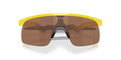 Lunettes de soleil jeunesse Oakley Resistor Fortnite édition spéciale J901028 Yellow Prizm Tungsten