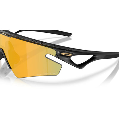 Oakley Sphaera Slash Polarize Güneş Gözlüğü 949915 Matte Black Splatter Prizm 24K Polar