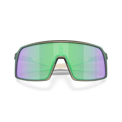 Oakley Sutro Bisiklet Güneş Gözlüğü Matte Silver Green Colorshift Prizm Road Jade