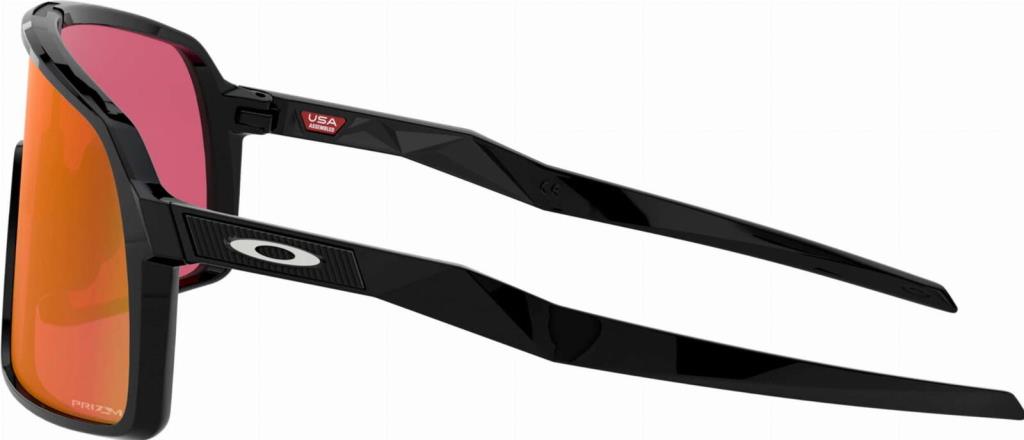 Oakley Sutro Cycling Sunglasses Polished Black Prizm Snow Torch Iridium