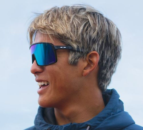 Oakley Sutro Güneş Gözlüğü 9406C1 Matte Cyan/Blue Colorshift Prizm Road