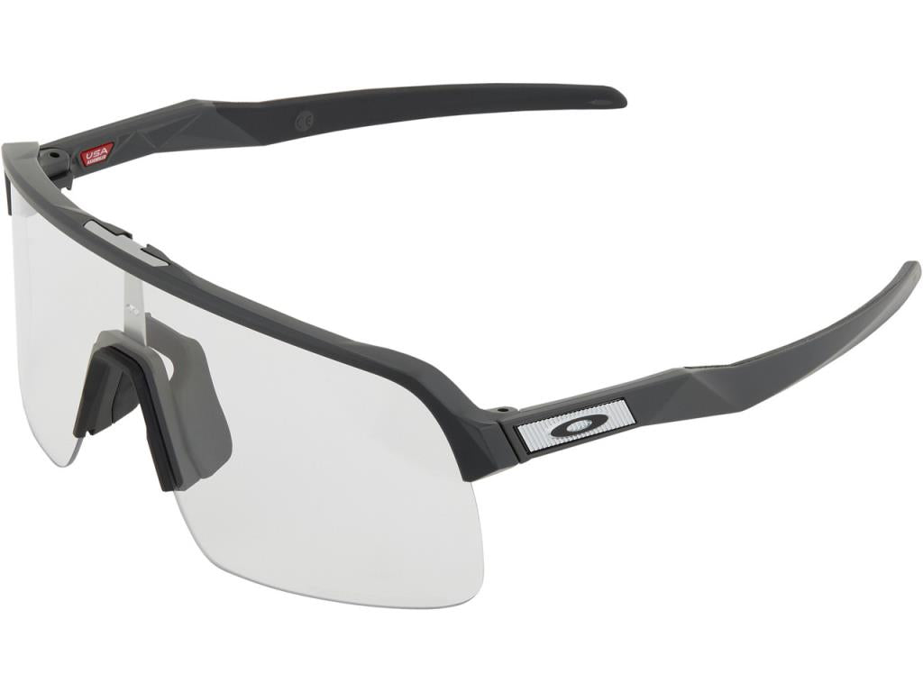 Oakley Sutro Lite Cycling Sunglasses Matte Carbon Clear PhotoChromic