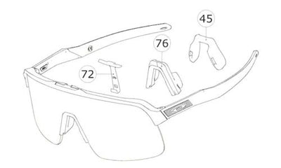 Oakley Sutro Lite Serisi Burun Köprüsü Spare Nosebridge 9463 RPP1055AA