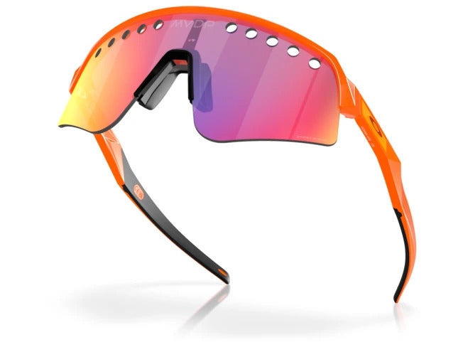 Oakley Sutro Lite Sweep Mathieu van der Poel Special Edition Cycling Sunglasses MVDP Orange Sparkle Prizm Road