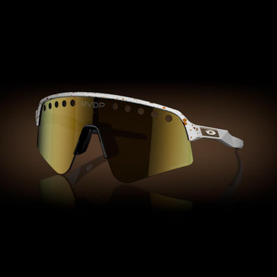 Oakley Sutro Lite Sweep Mathieu van der Poel Özel Seri Güneş Gözlüğü 946533 MVDP Red Gold Splatter Prizm 24K