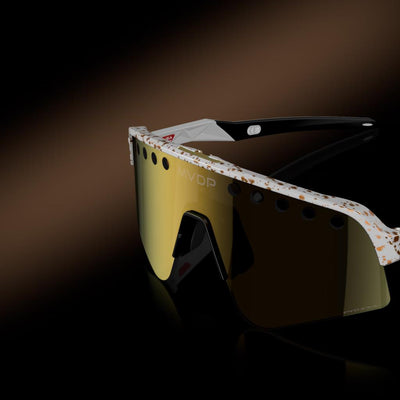 Oakley Sutro Lite Sweep Mathieu van der Poel Özel Seri Güneş Gözlüğü 946533 MVDP Red Gold Splatter Prizm 24K