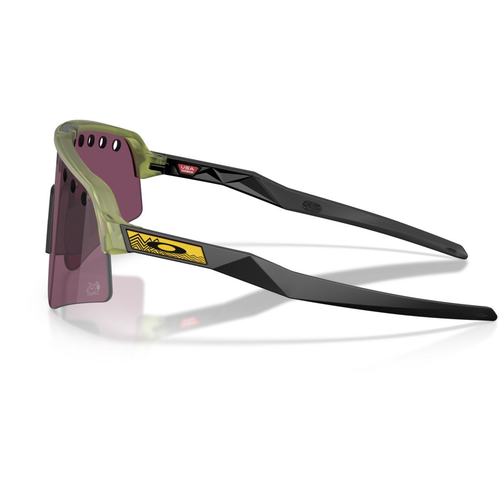 Oakley Sutro Lite Sweep Mathieu Van Der Poel Özel Seri Güneş Gözlüğü 946536 Matte Trans Fern Prizm Road Black