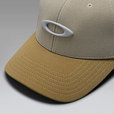 Oakley Tincan Cap Fitted Şapka 911545-BCM Boulder Army Cement S/M