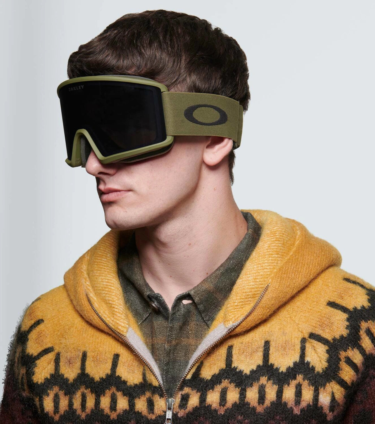 OakleyTarget Line L Goggles 712013 Dark Brush Dark Grey