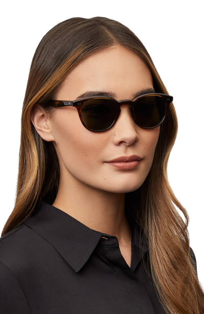 Oliver Peoples Desmon Sun Güneş Gözlüğü OV5454SU 176353 Transculent Dark Teal Cognac 48 Ekartman