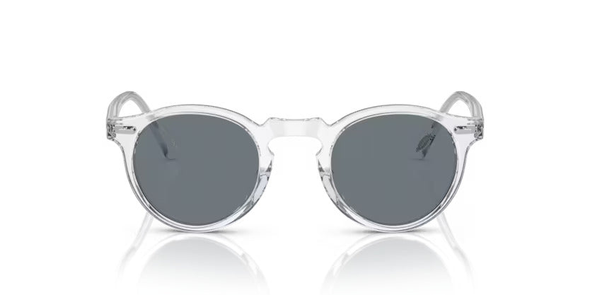Oliver Peoples Gregory Peck Sun Photochromic Güneş Gözlüğü OV5217S 1101R8 Crystal Crystal Indigo Photochromic 50 Ekartman