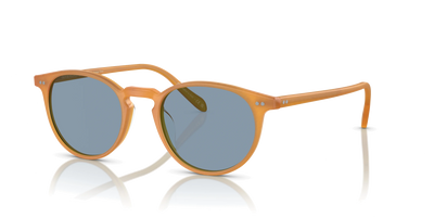 Oliver Peoples Riley Sun Güneş Gözlüğü OV5004SU 169956 Semi Matte Amber Tortoise Cobalto 49 Ekartman