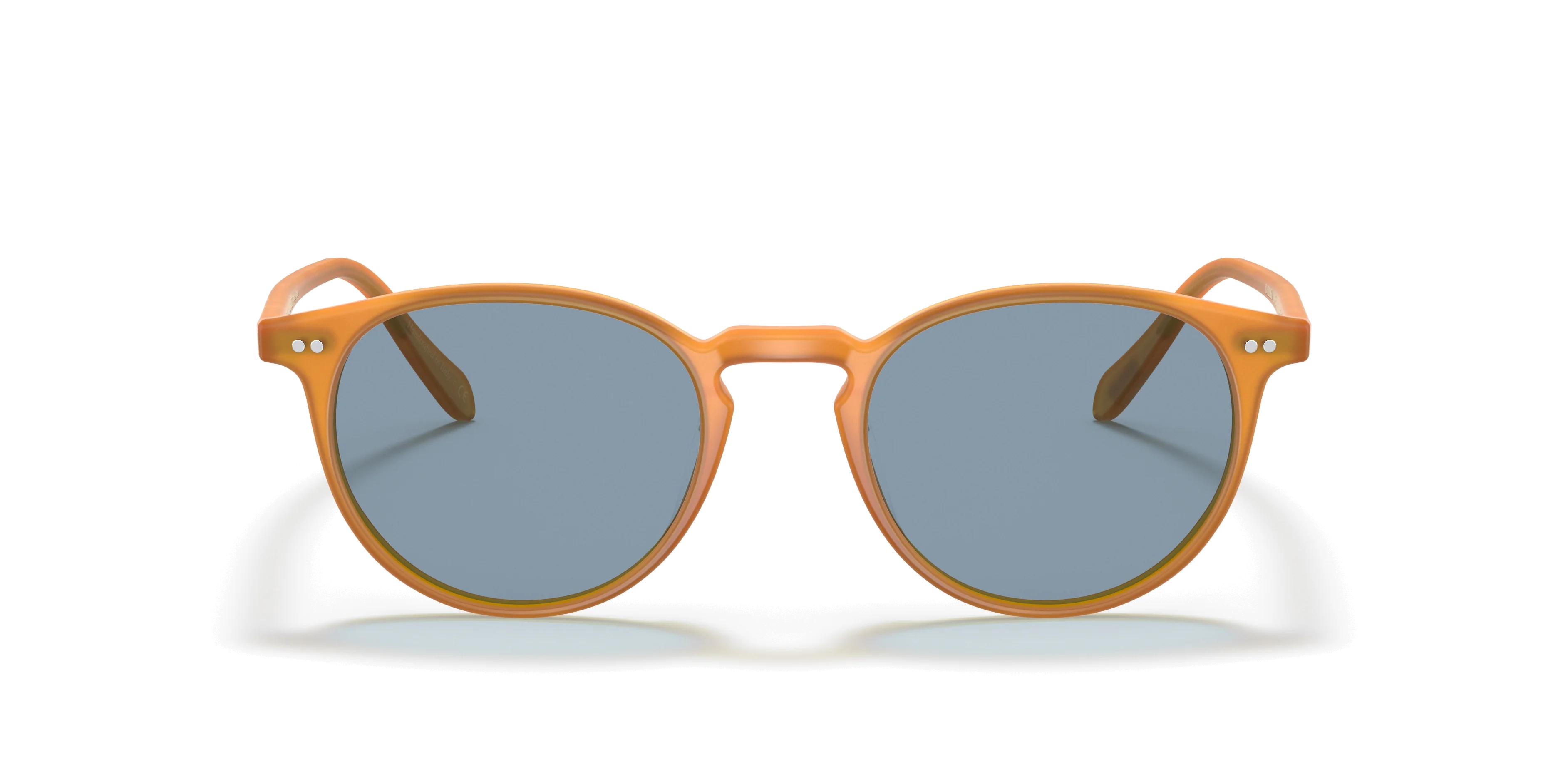 Oliver Peoples Riley Sun Güneş Gözlüğü OV5004SU 169956 Semi Matte Amber Tortoise Cobalto 49 Ekartman