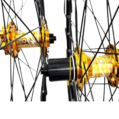 Комплект подшипников Pasak HB08HG-QR, 6 винтов, 32 отверстия, передняя и задняя ступица, золотистый