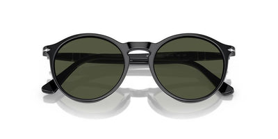 Солнцезащитные очки Persol 0PO3285S Чёрные Зелёные 95/31 52 Екартман