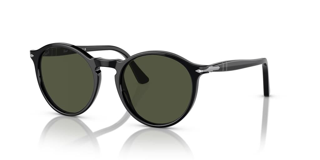 Persol 0PO3285S Güneş Gözlüğü Black Green 95/31 52 Ekartman