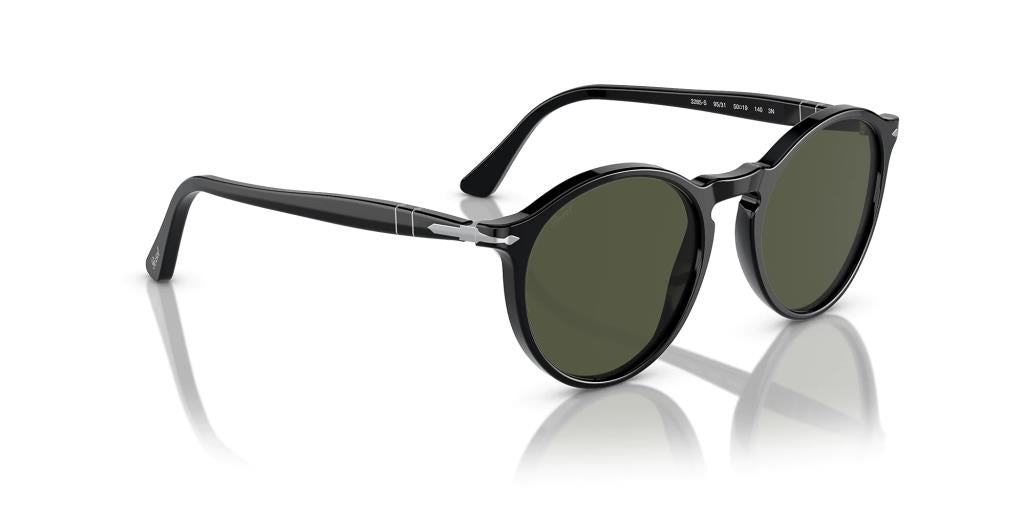 Persol 0PO3285S Güneş Gözlüğü Black Green 95/31 52 Ekartman