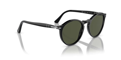 Солнцезащитные очки Persol 0PO3285S Чёрные Зелёные 95/31 52 Екартман