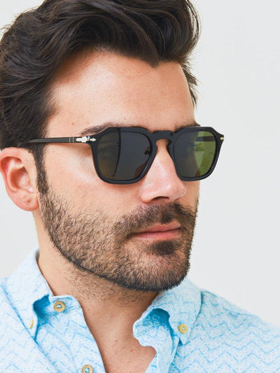 Persol 0PO3292S Güneş Gözlüğü Black Green 95/31 52 Ekartman