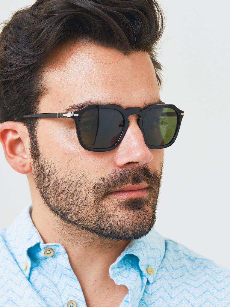 Persol 0PO3292S Güneş Gözlüğü Black Green 95/31 52 Ekartman