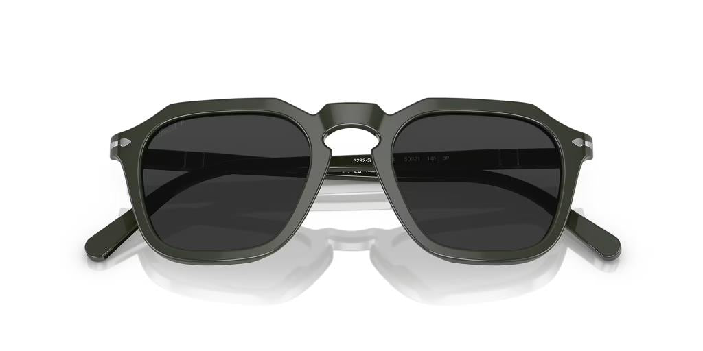 Persol 0PO3292S Polarize Güneş Gözlüğü Dark Green Polar Black 1188483P 52 Ekartman