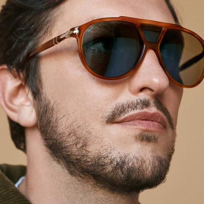 Persol Erkek Güneş Gözlüğü Terra Di Siena Light Blue