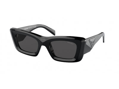 Prada 0PR13ZS Sunglasses 1AB550 Black Dark Gray 50 Ekartman