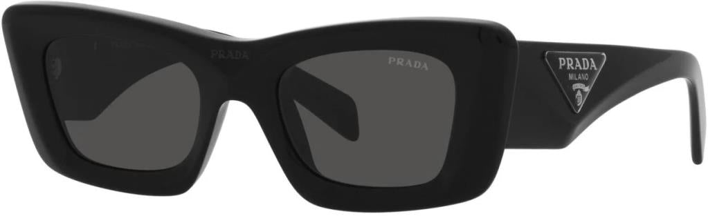Prada 0PR13ZS Sunglasses 1AB550 Black Dark Gray 50 Ekartman