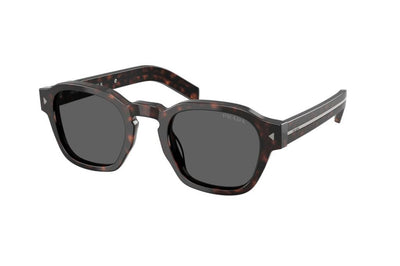 Prada Sunglasses 0PR A16S 49 Ekartman 17N731 Tartaruga Radica Dark Grey