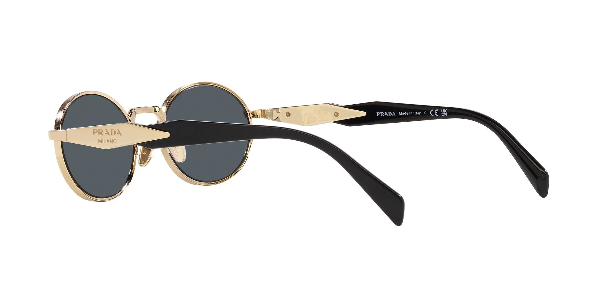 Prada PR 65ZS Kadın Güneş Gözlüğü ZVN09T Pale Gold Dark Grey 55 Ekartman