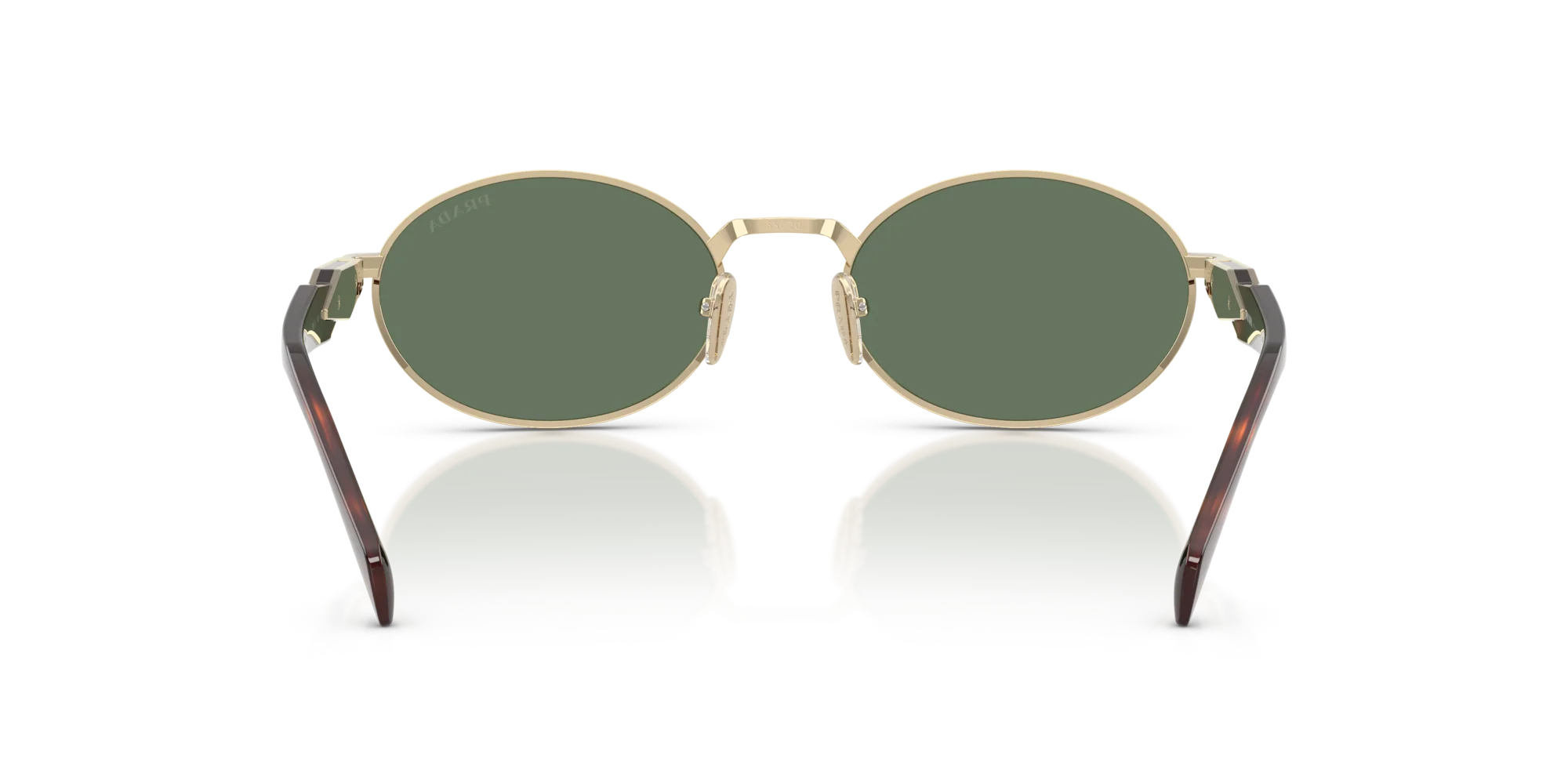 Prada PR 65ZS Kadın Güneş Gözlüğü ZVN70L Pale Gold Dark Green 55 Ekartman