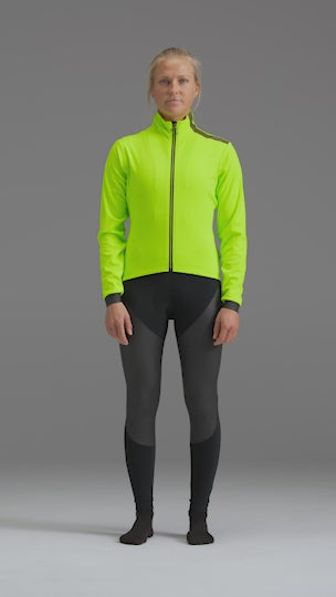 Santini VEGA MULTI With Hood Polartec Kadın Kışlık Bisiklet Ceketi 3W508L75VEGAMULT