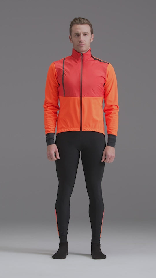 Santini VEGA ABSOLUTE Polartec Erkek Rüzgarlık Ceket 3W50775VEGAABST