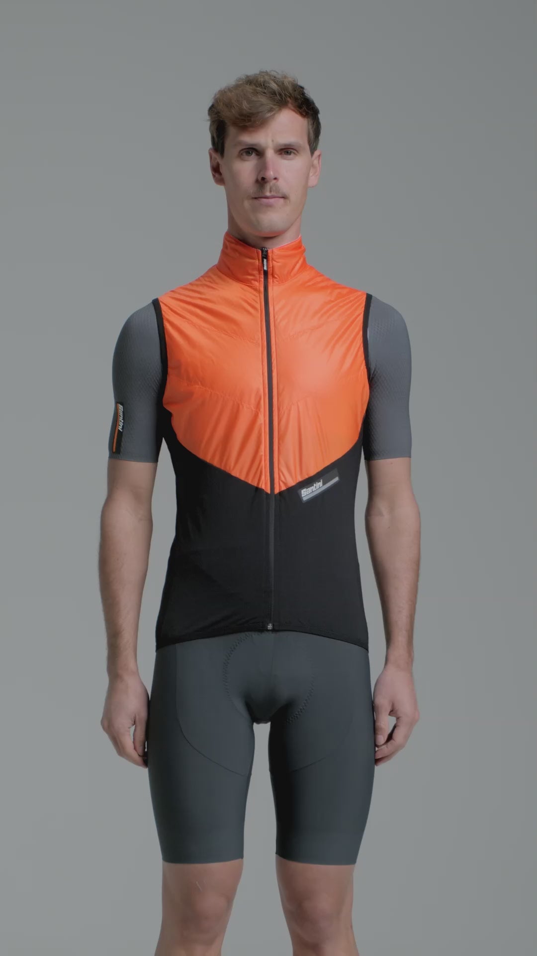 Santini Redux Vigor Büyük Beden Erkek Rüzgarlık Yelek 1S54575REDUXVIGO