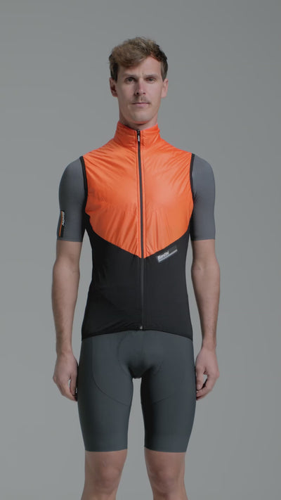 Santini Redux Vigor Büyük Beden Erkek Rüzgarlık Yelek 1S54575REDUXVIGO