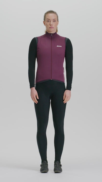 Santini Guard Nimbus Women's Raincoat Windbreaker Vest SP55275GUARDNIMB