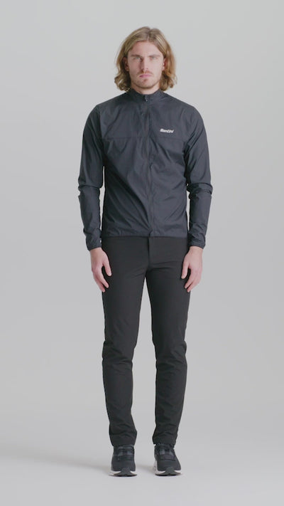 Santini VENTUS Windproof Pocket Katlanabilir Erkek Rüzgarlık Ceket 4M33375VENTU