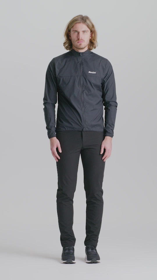 Santini VENTUS Windproof Pocket Katlanabilir Erkek Rüzgarlık Ceket 4M33375VENTU