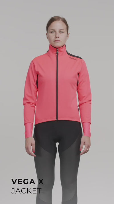 Santini VEGA EXTREME Polartec Büyük Beden Kadın Kışlık Bisiklet Ceketi 1W51775VEGAX