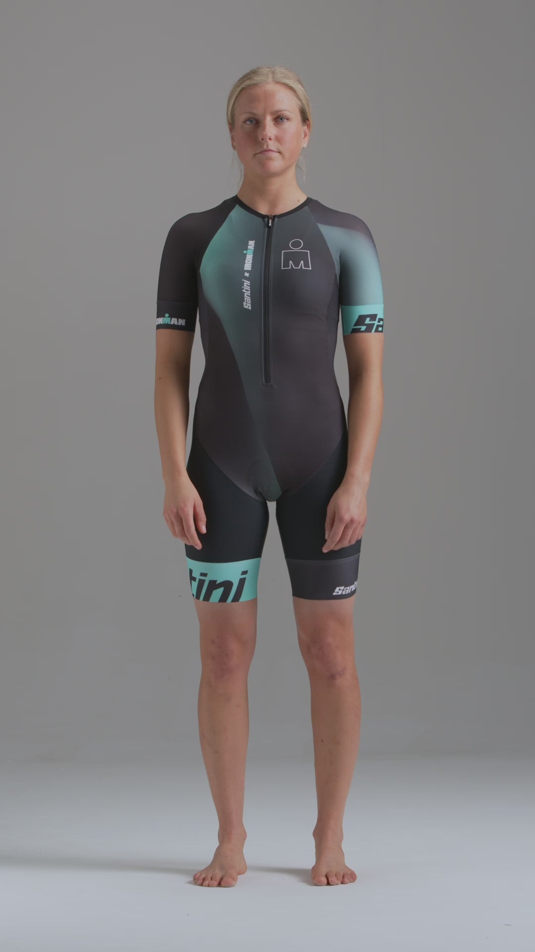 Santini X Ironman IKAIKA Büyük Beden Kadın Trisuit 2I777LIMGIKA