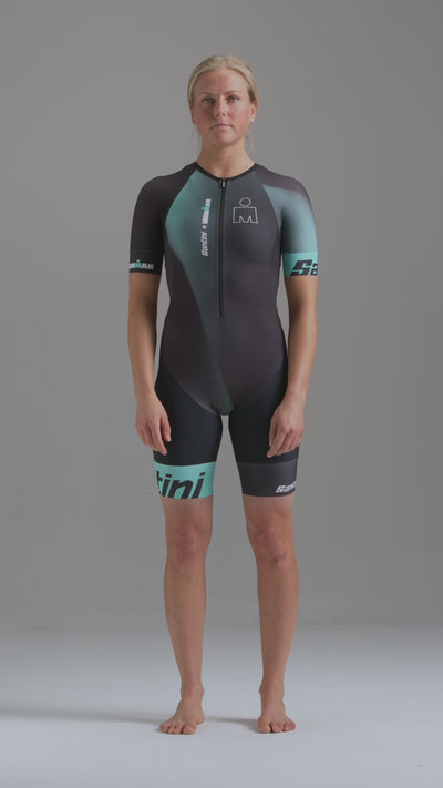Santini X Ironman IKAIKA Büyük Beden Kadın Trisuit 2I777LIMGIKA