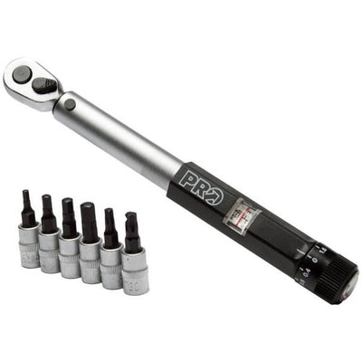 Pro Ayarlı Tork Seti 3-15 Nm (3/4/5/6mm/T25/30) Kutulu Siyah