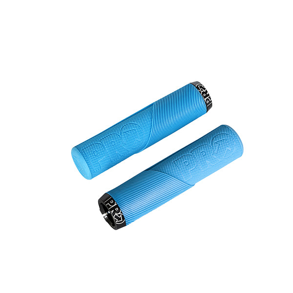 Pro Lock On Trail Flange Blue Screw Bicycle Handle 32x130mm PRGP0069