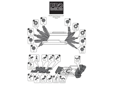 Pro Mini Tool 22F Perform Alloy Alyen Seti PRTL0133