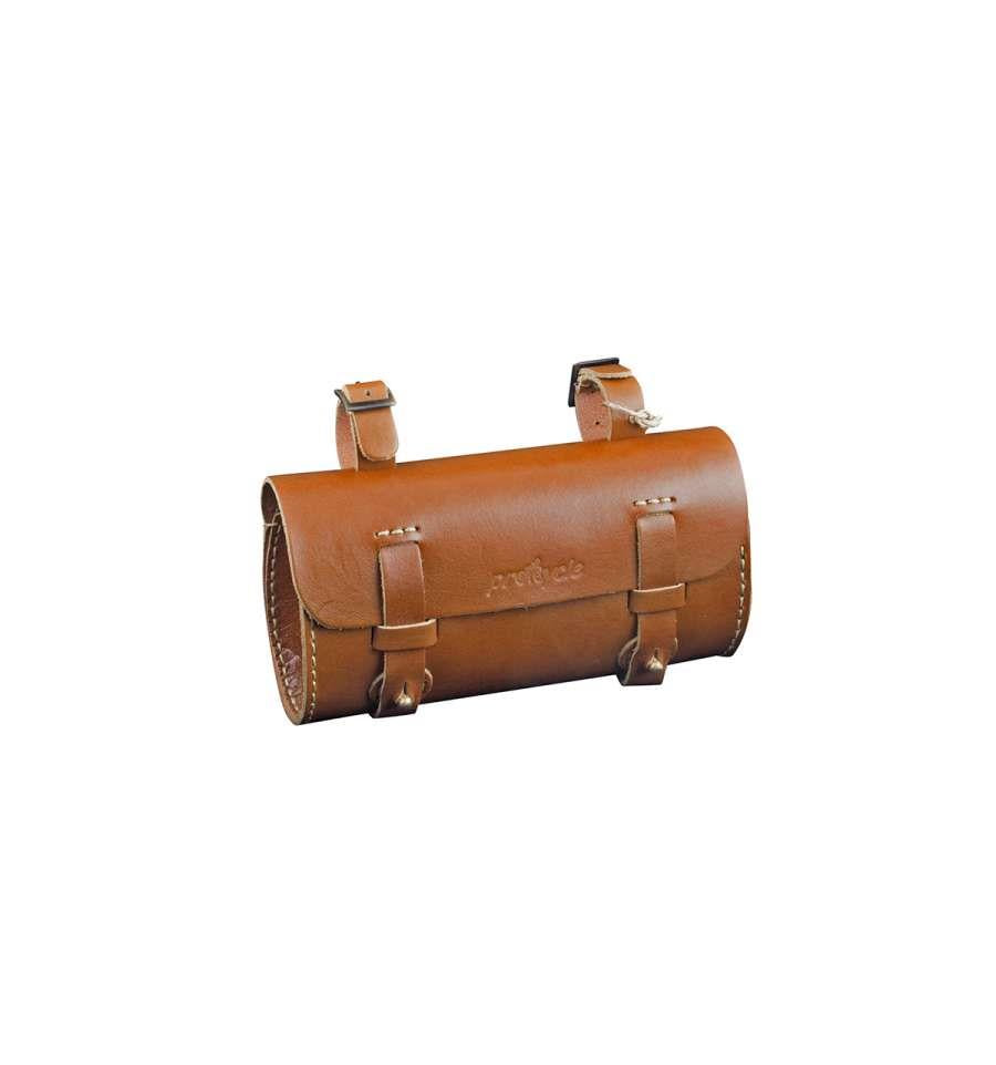 Procycle Saddle Bag Leather Brown 