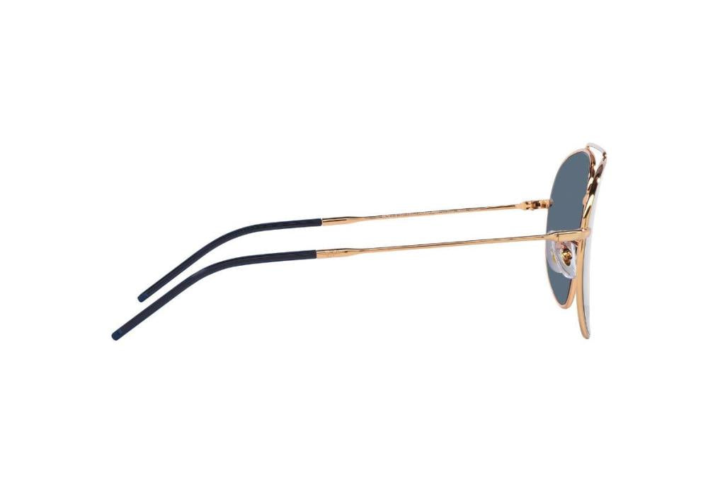 Ray-Ban Aviator Reverse 0RBR0101S Güneş Gözlüğü 92023A Rose Gold Dark Blue 59 Ekartman