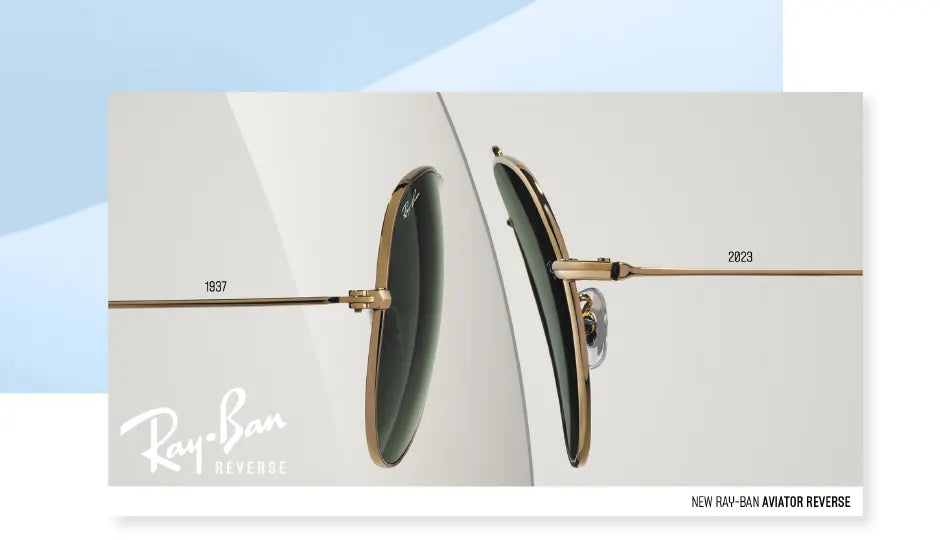 Ray-Ban Aviator Reverse 0RBR0101S Güneş Gözlüğü 92023A Rose Gold Dark Blue 59 Ekartman
